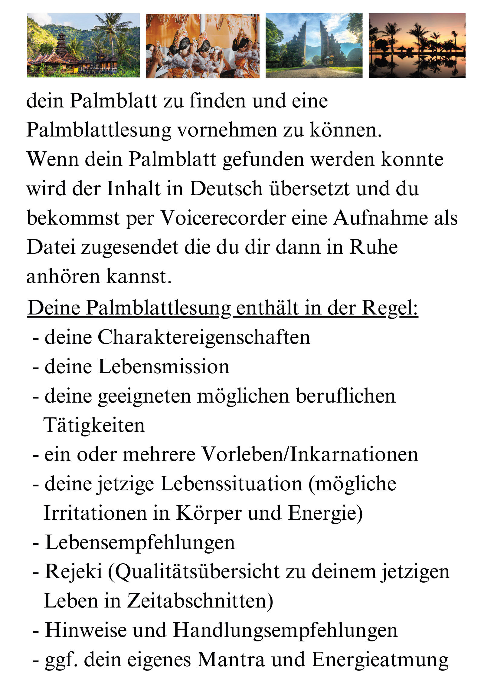 Jürgen Jud - Heilreise nach Bali