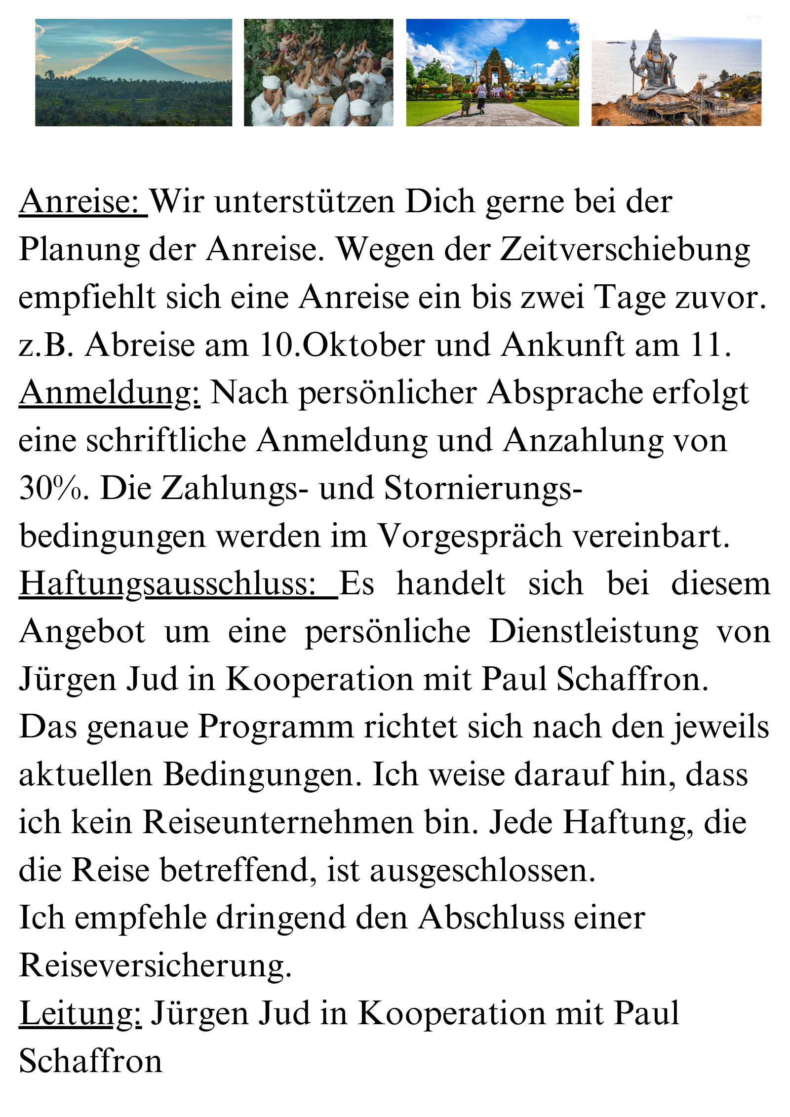 Heilreise mit Jürgen Jud